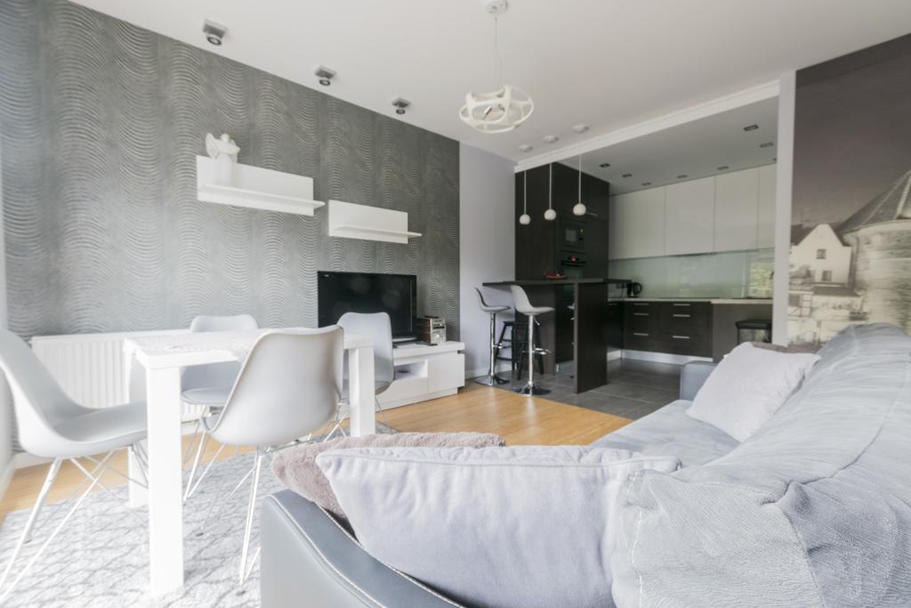 Appartamento Pohulanka Luxury Danzica Esterno foto