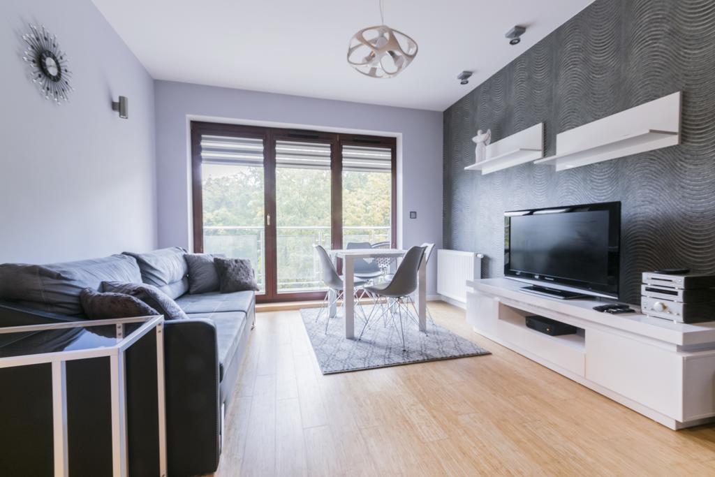 Appartamento Pohulanka Luxury Danzica Esterno foto