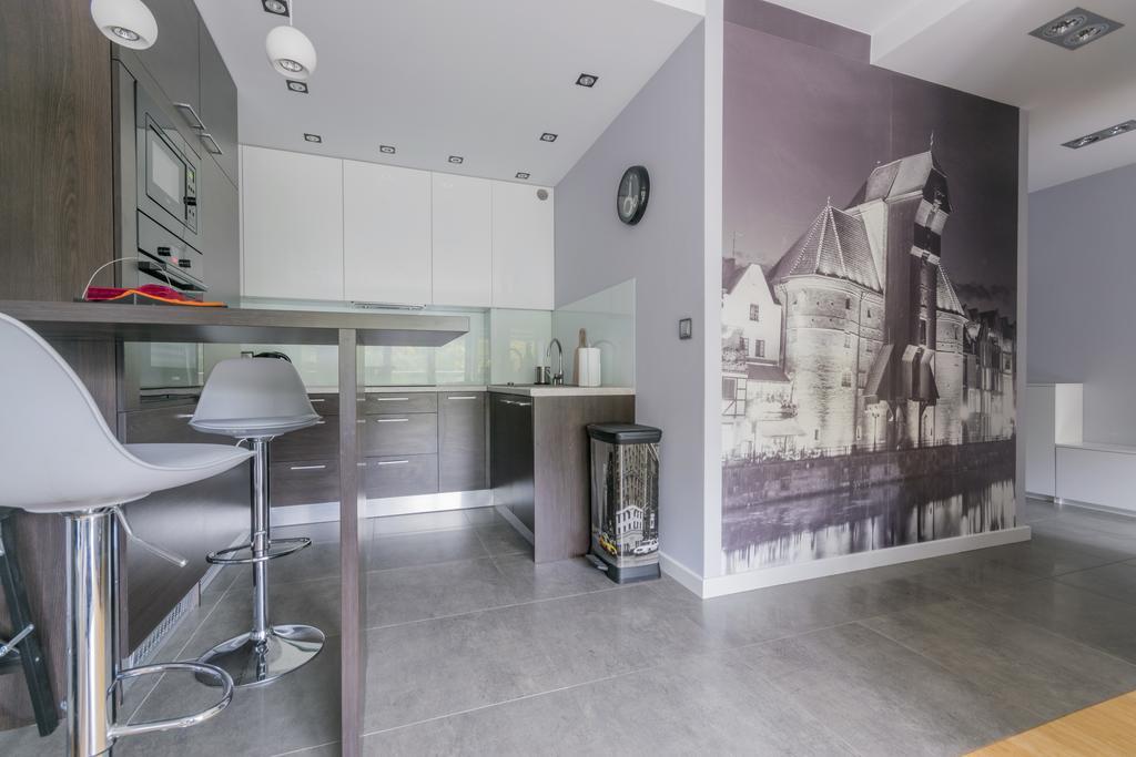 Appartamento Pohulanka Luxury Danzica Esterno foto